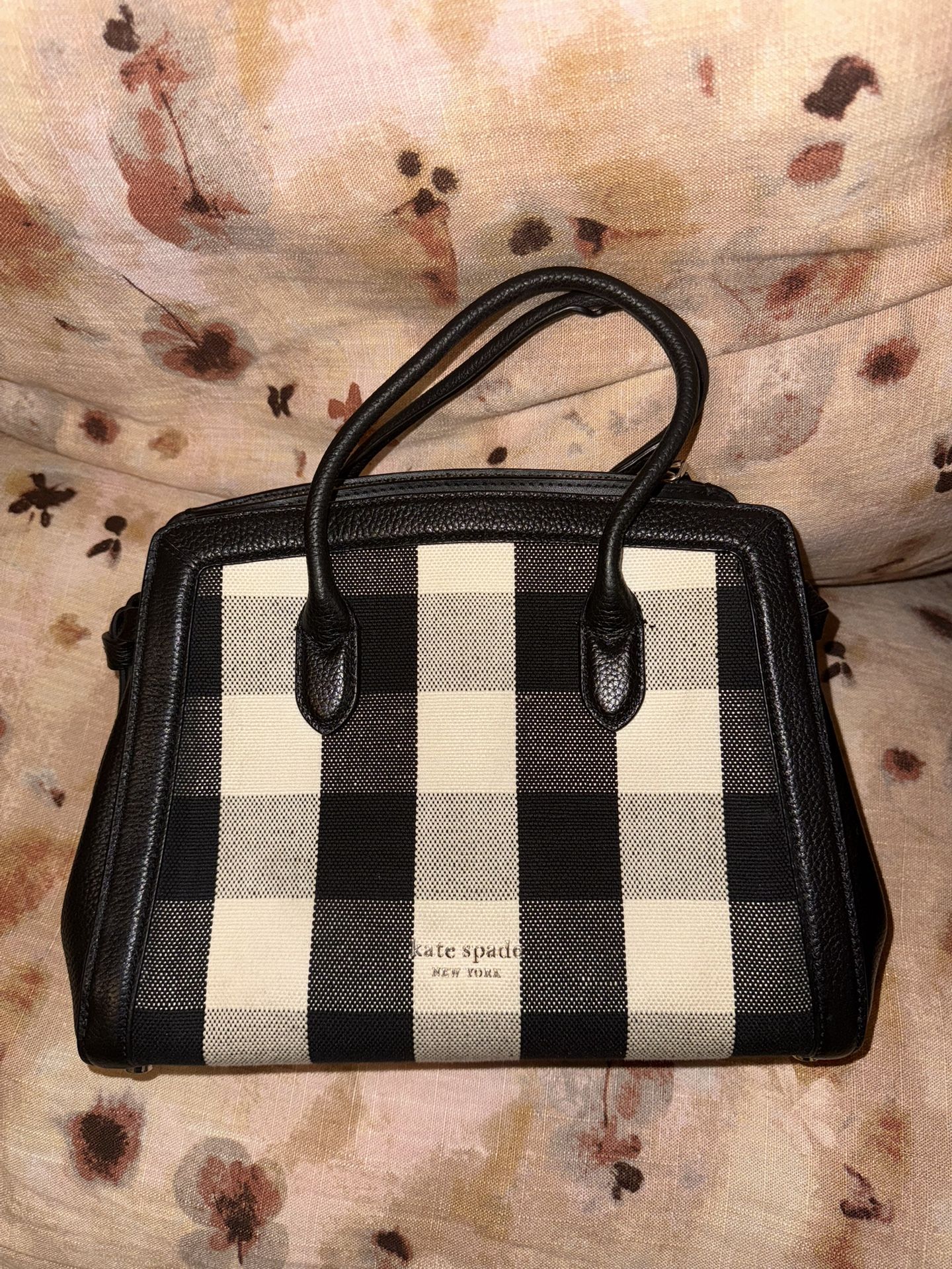 Kate Spade Small Checkered Tote Bag