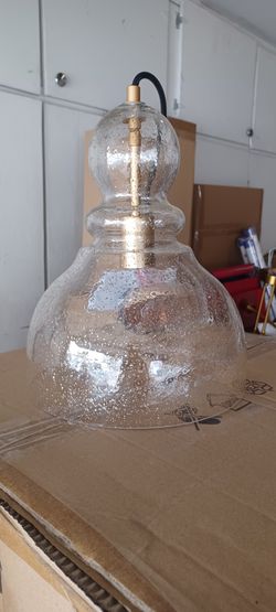 New Hanging Light Fixture Open Box Never Used 