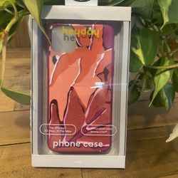 New Heyday iPhone XR & 11 Pro max Dark Pink & Orange phone case