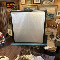 Vintage projector screen