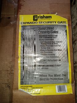 Two Folding Security Gates