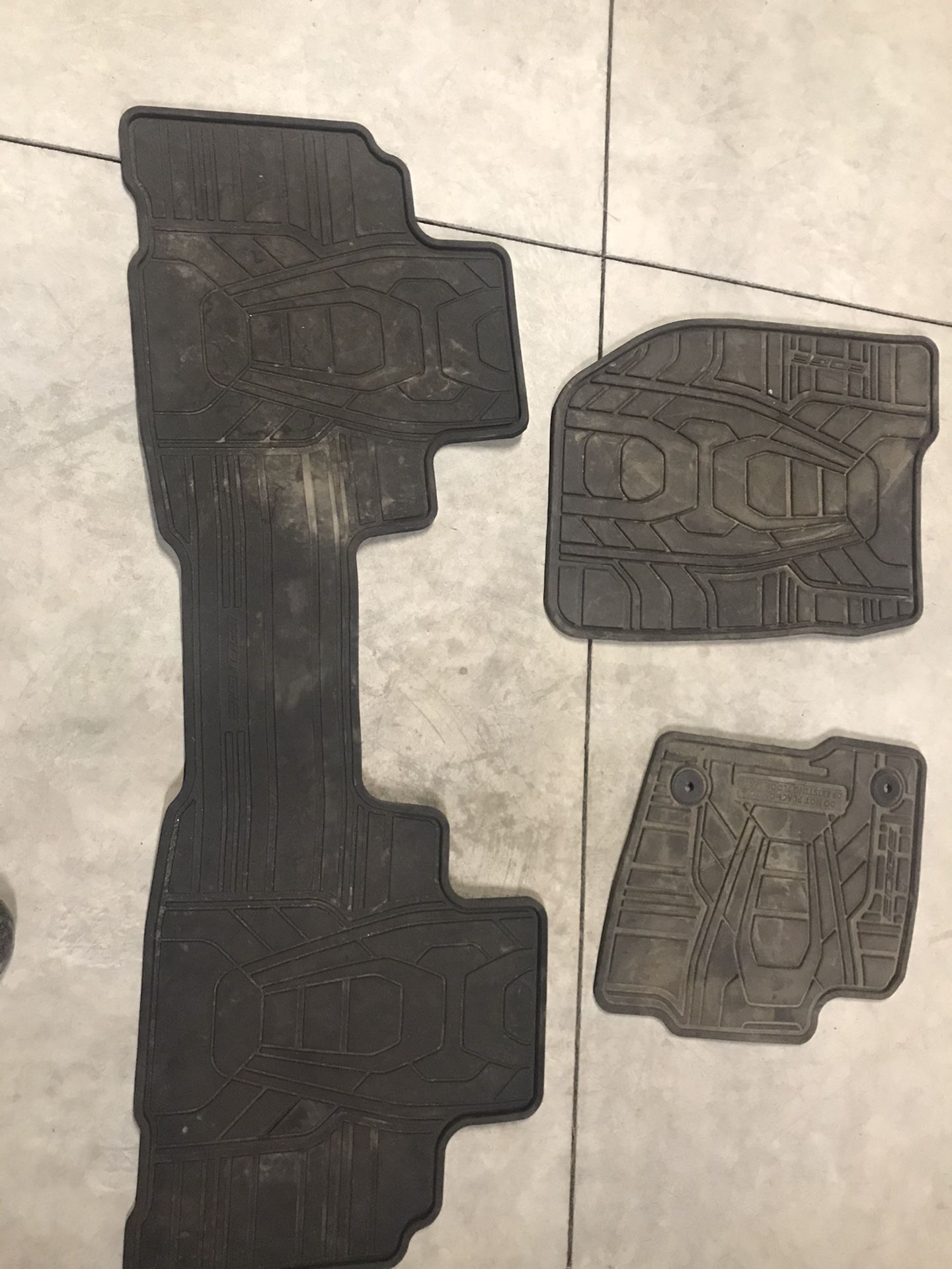 2015 FORD EDGE TITANIUM FLOOR MATS