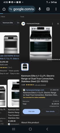 Kenmore Electric Stove