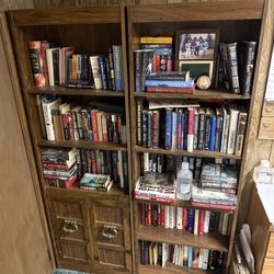 Wooden Bookshelf (books Not Included)
