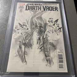 Darth Vader #1 Alex Ross Sketch cover Variant CGC 9.8
