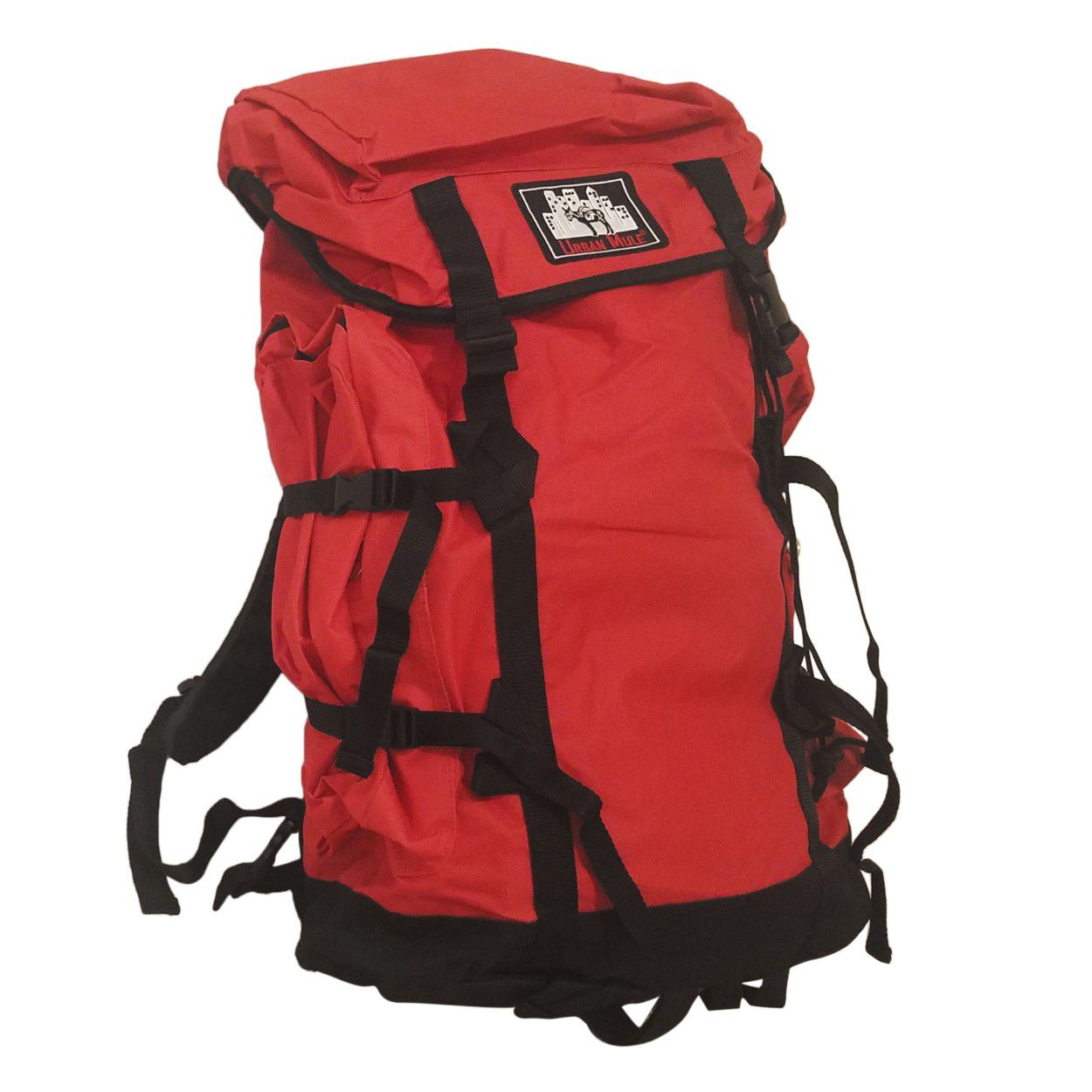 Travel Backpack | Extra Large Rucksack for Hiking Outdoor Camping Red