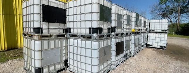 275 Gallon Water Tanks.
