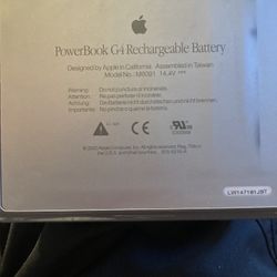 PowerBook G4 Rechargeable Battery 