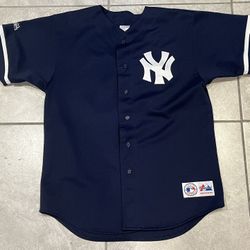 Paul O’Neil New York Yankees Baseball Jersey Size Large Majestic Authentic Preowned