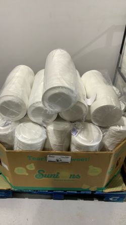 Foam plates 125ct $7