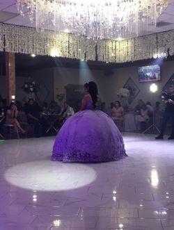 Purple quince xv dress