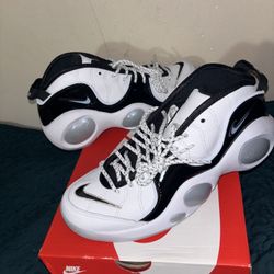 Nike Air Zoom Flight 95 Black Patent/white