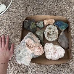 large assorted crystals