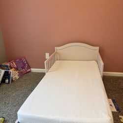 Toddler Bed, Night Stand and Dresser