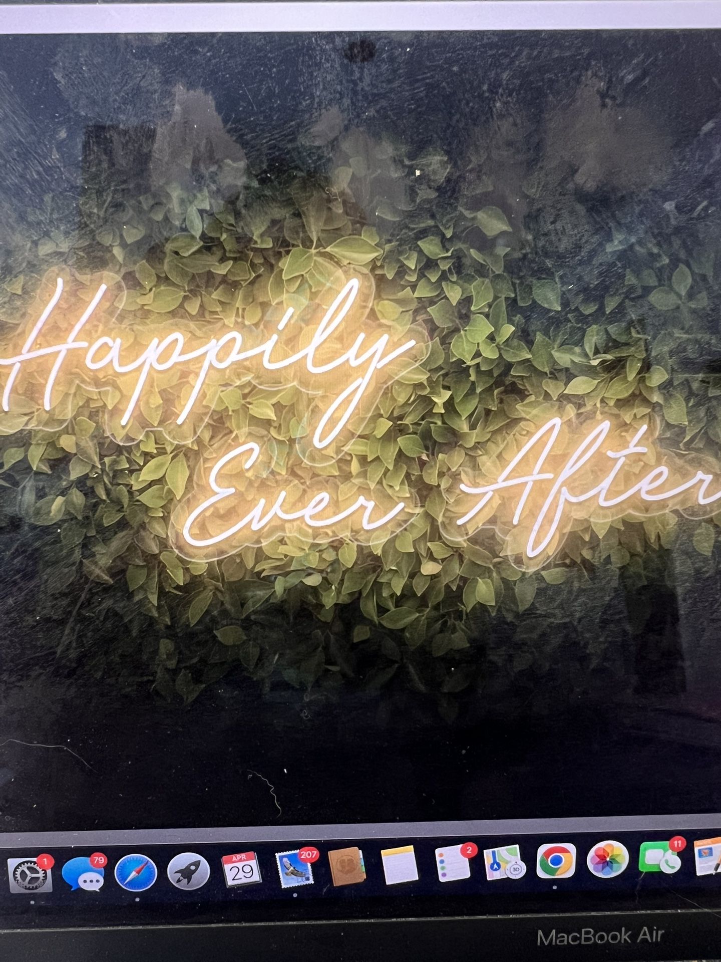 Neon sign