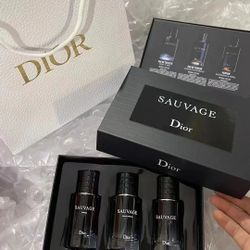 Dior Sauvage Men's Cologne Set - 3 Bottles (1 fl. oz)