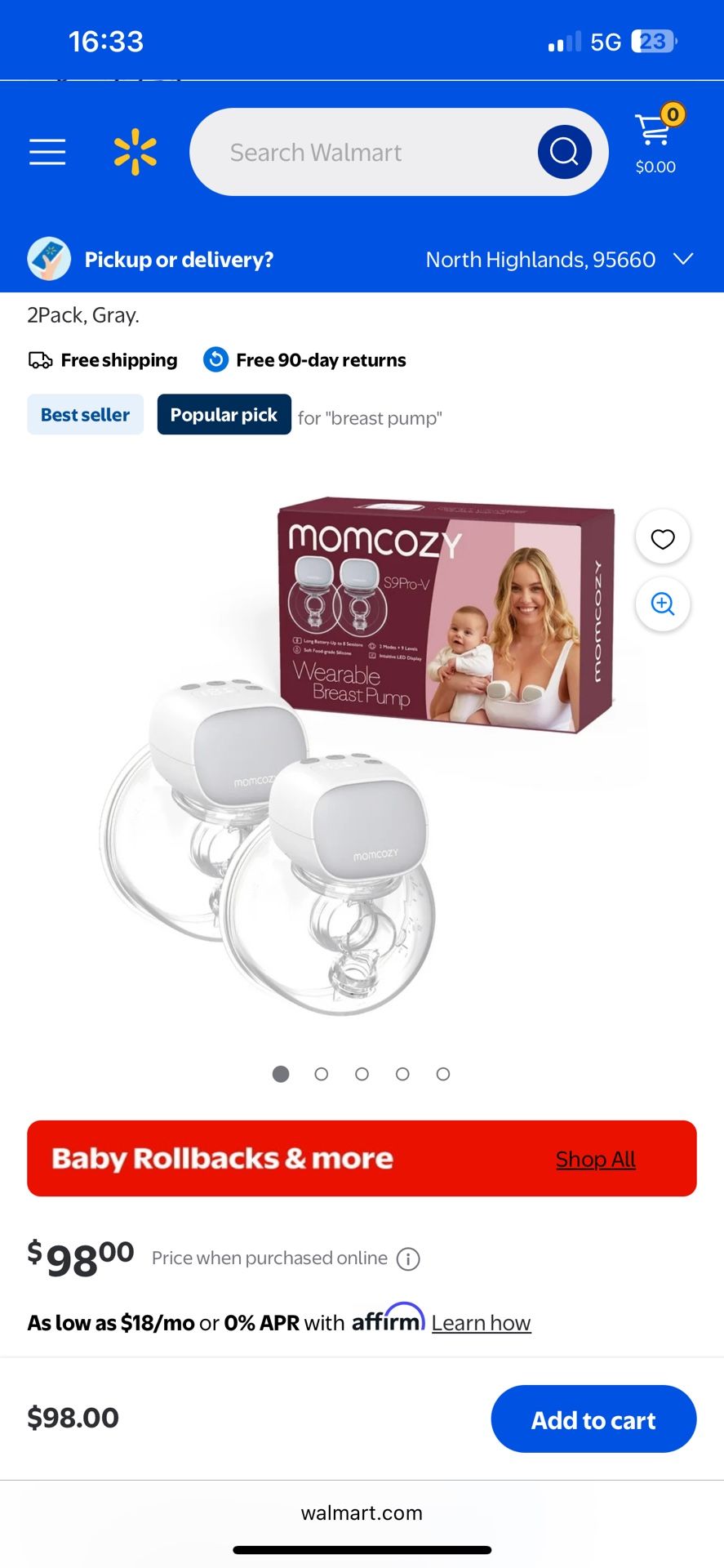Breast Pump New !!