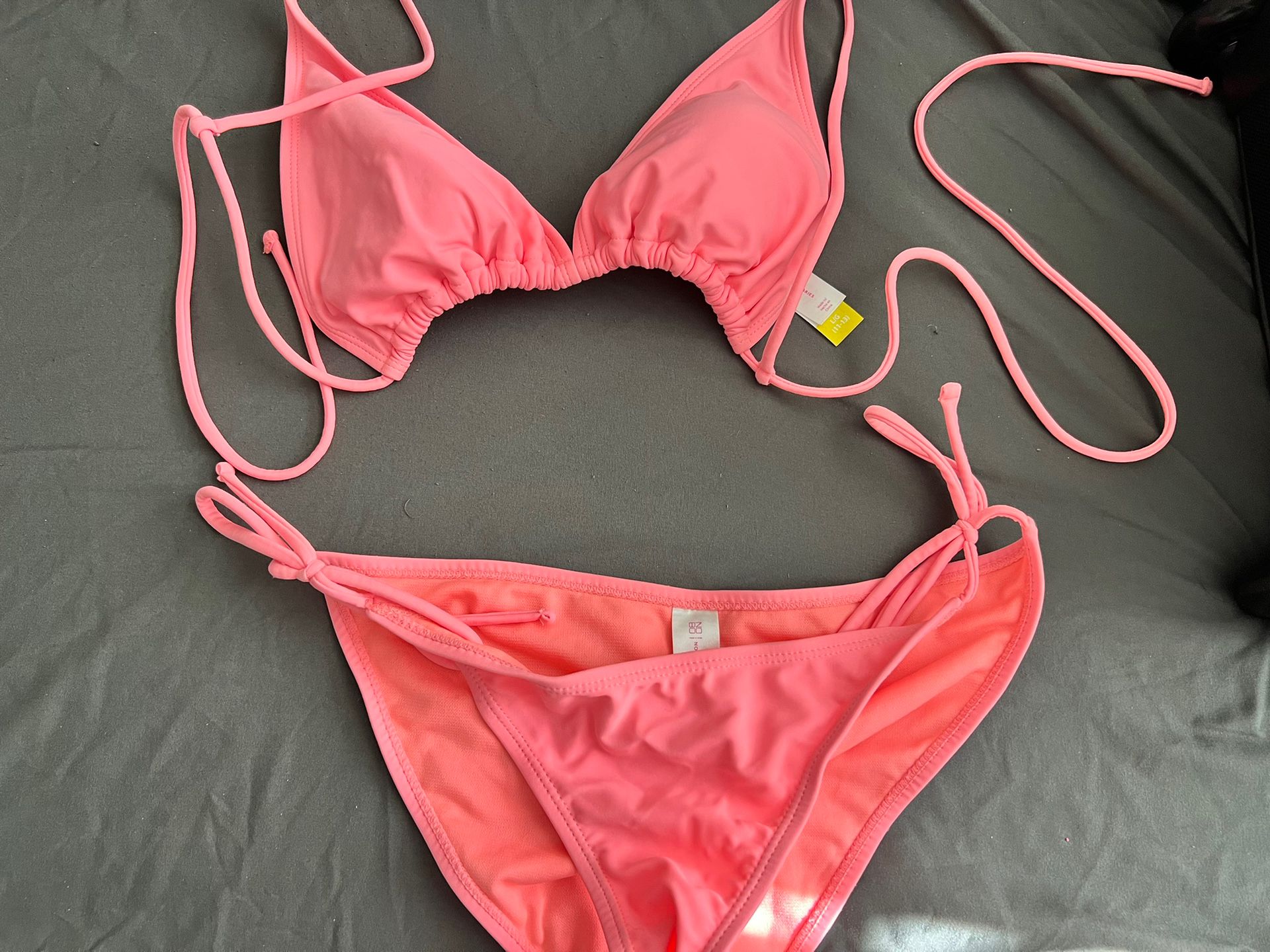 Neon Pink String Bikini 