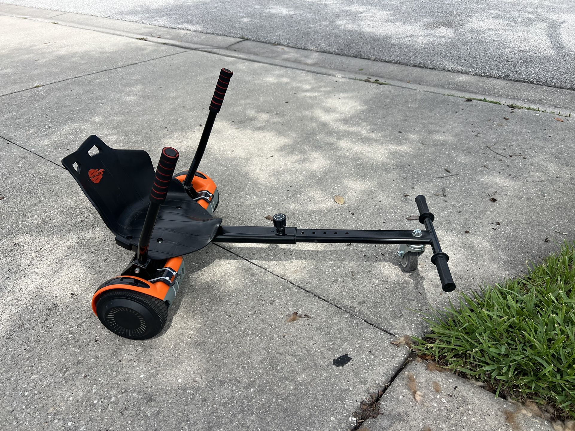 Hoover Board With Seat Attachment