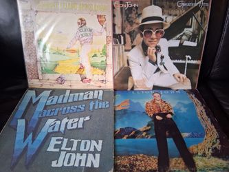 Elton John Vinyl Record LP Lot of 4 bundle yellow brick road ,rocket man etc
