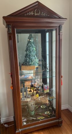 Curio Antique Glass Case