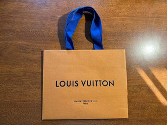 Louis Vuitton LV Shopping Bag Plastic Bag Empty Tote Gift for Sale in  Brooklyn, NY - OfferUp