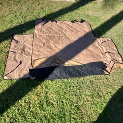 Pet Quilted Microfiber Dog Car Rear Seat Protector