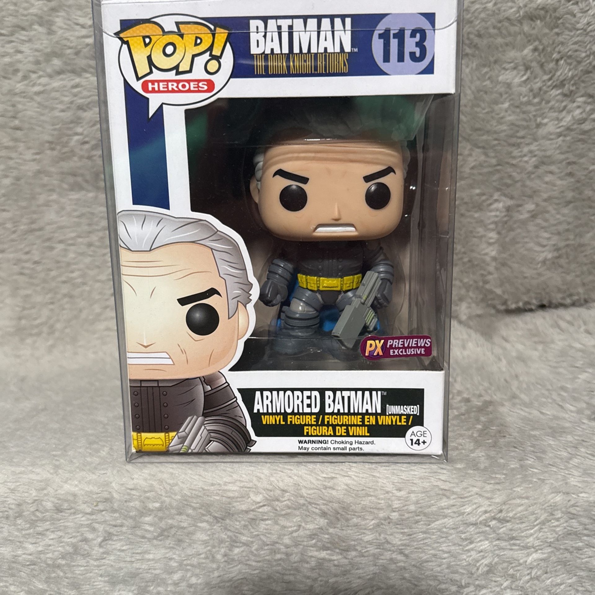 Armored Batman Unmasked Funko Pop