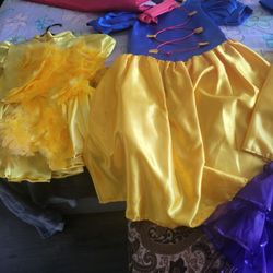 Disney Dresses. Home Made. Very Cheap