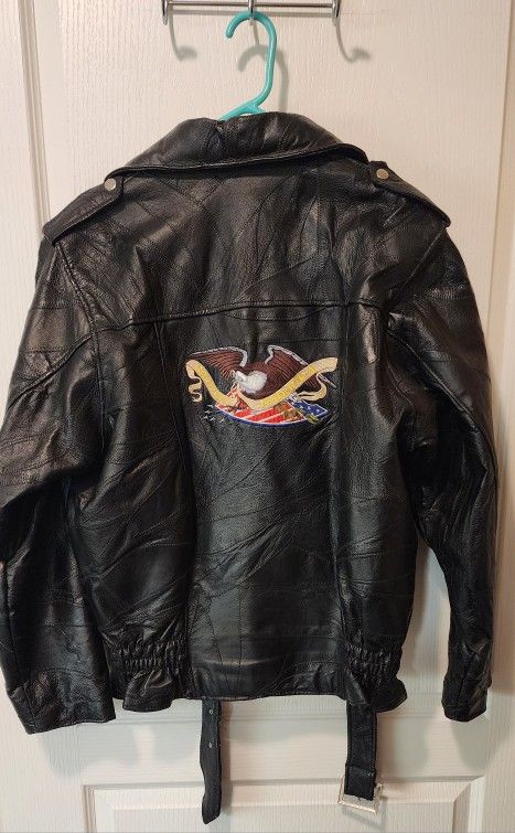 Leather Bomber Jacket
