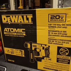 DeWalt 20V Max Brushless ATOMIC 5/8" (16mm) SDS ROTARY HAMMER.  Tool-Only 