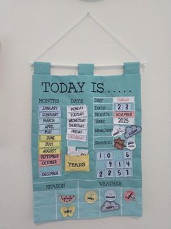 Kids Daily Calendar Chart