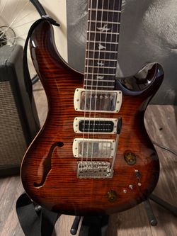 PRS SE special semi hollow orange tiger smoke burst