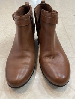 Clarks Brown Ankle Boots, Size 8