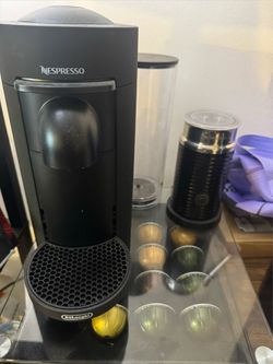 Nespresso with Coffee Pods and pods holder