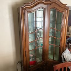 Wooden China Cabinet 