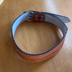 Leather Weightlifting Belt