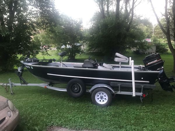 Fully loaded bass boat