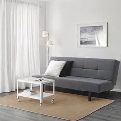 Foldable Grey Futon Couch