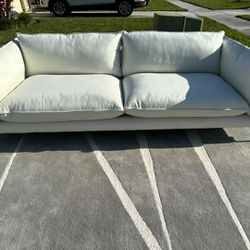 Genuine Leather Sofa Free Delivery (New)