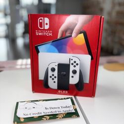 Nintendo Switch Oled Gaming Console  - Pay $1 To Take It Home Today and pay the rest later.