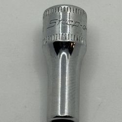 Snap-On tmms5.5 5.5mm 1/4" drive semi deep metric chrome 6 point socket