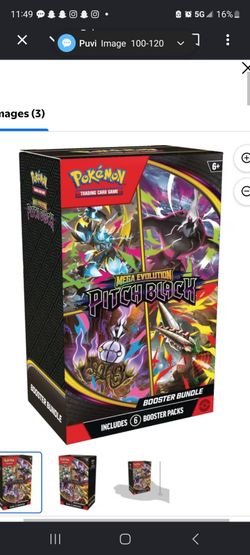 POKEMON MEGA EVOLUTION PITCH BLACK