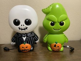 Jack Skellington & Oogie Boogie Blow Mold