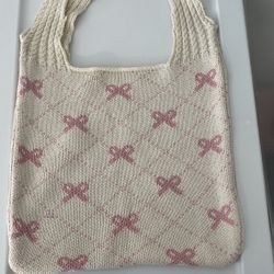 Crochet Tote Bag Mesh Knitted Bag Large Shoulder Bag Aesthetic