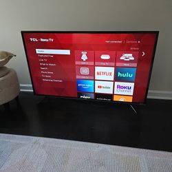 50" LED 1080p TCL Roku HD TV