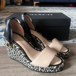 Coach Wedge Heel Sandal Size 9