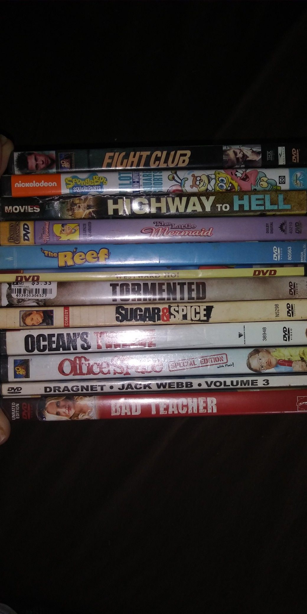 Dvds all for 5.00