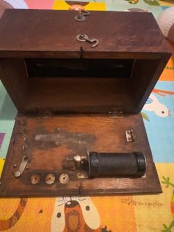 electro shock 1910 vintage box