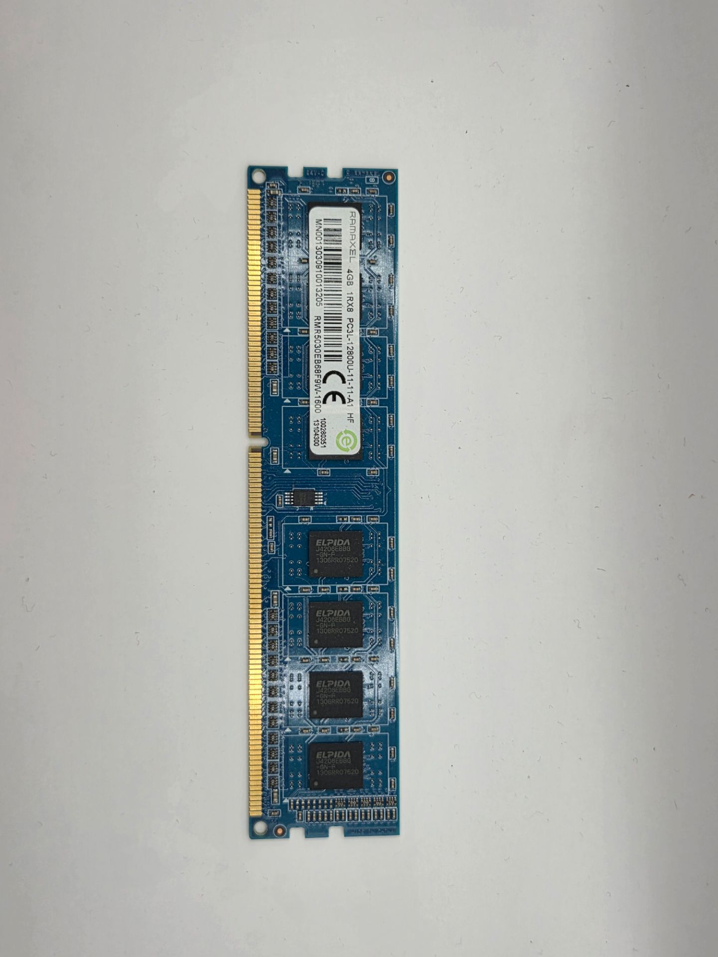 4GB DDR3L Desktop RAM – Ramaxel 1600MHz – Works